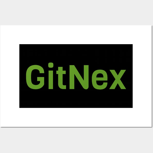 GitNex text only Wall Art by GitNex